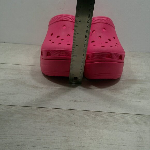 Crocs Siren Perfectly Pink Platform Comfort Clog Men's 10 | Women’s 12 – New - Picture 4 of 13